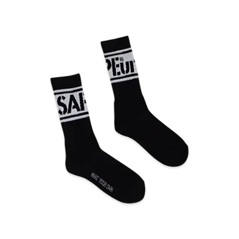 SAPEur Band Logo Sox "Black"
