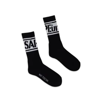 SAPEur Band Logo Sox "Black"