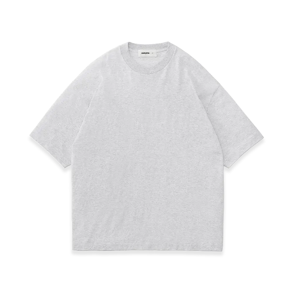 everyone American Cotton Tee Shirt "Ash"