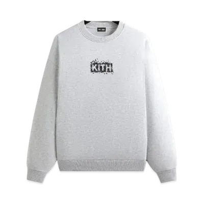 Kith x Batman Bats Vintage Nelson Crewneck "Light Heather Grey"