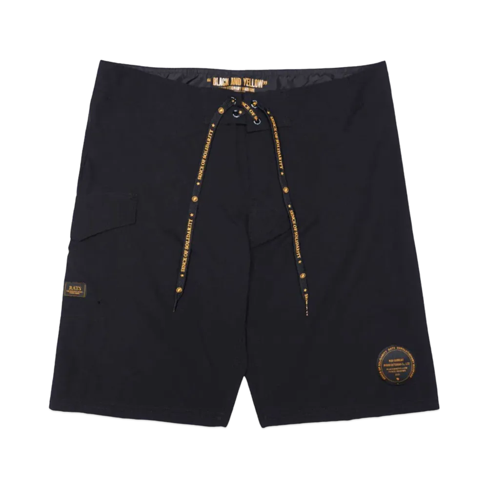 RATS SURF SHORT "BLACK"