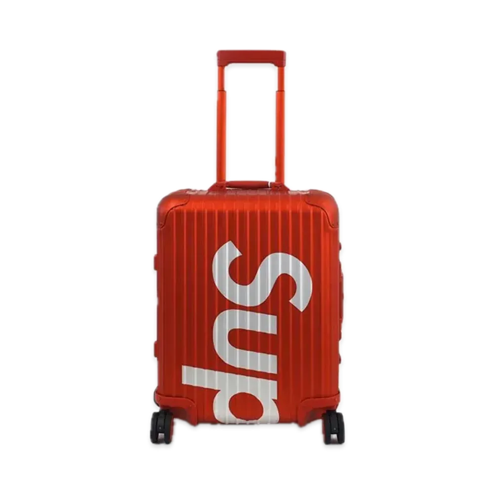 Supreme x RIMOWA Topas Multiwheel 45L "Red"