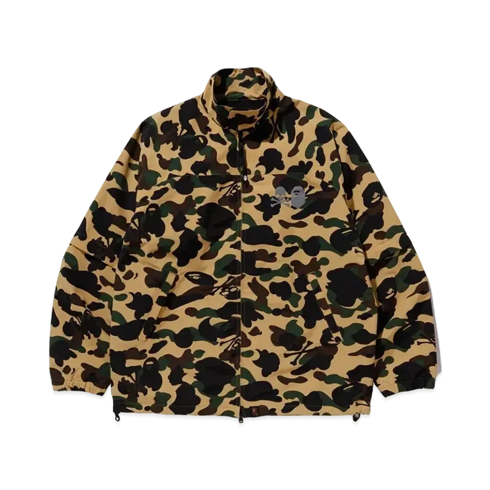 A BATHING APE x mastermind JAPAN 1st Camo Rain Jacket 6th "Yellow"