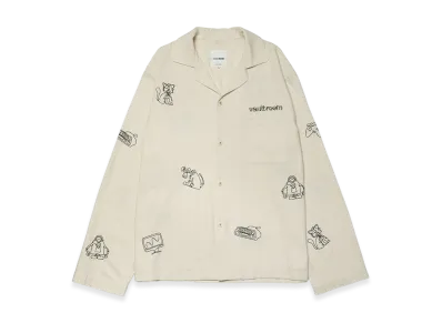 VAULTROOM Drawing Cotton Silk Shirt "Natural"