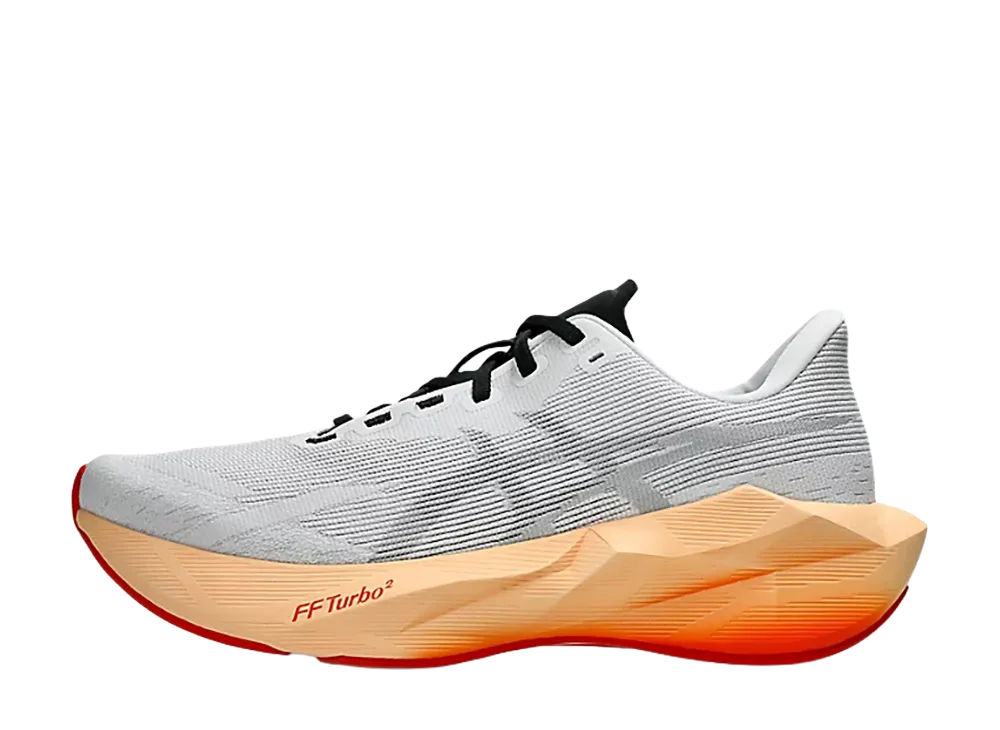 Asics Novablast 6 Wide "White/Orange Glow"