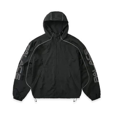 PALACE Piped Shell Jacket "Black"