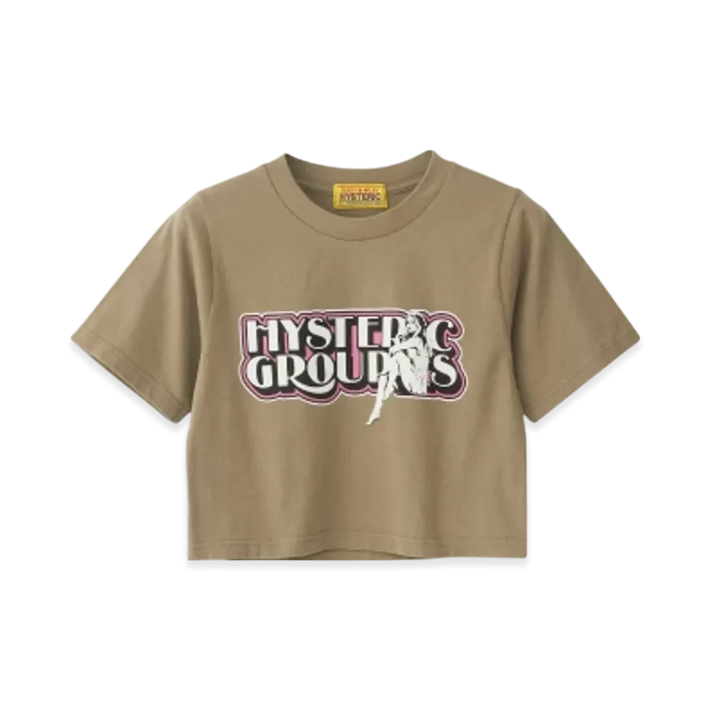 HYSTERIC GLAMOUR Hysteric Groupies Short T-Shirt "Khaki"