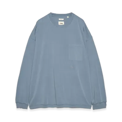 nanamica OOAL L/S Pocket Tee "Blue Gray"