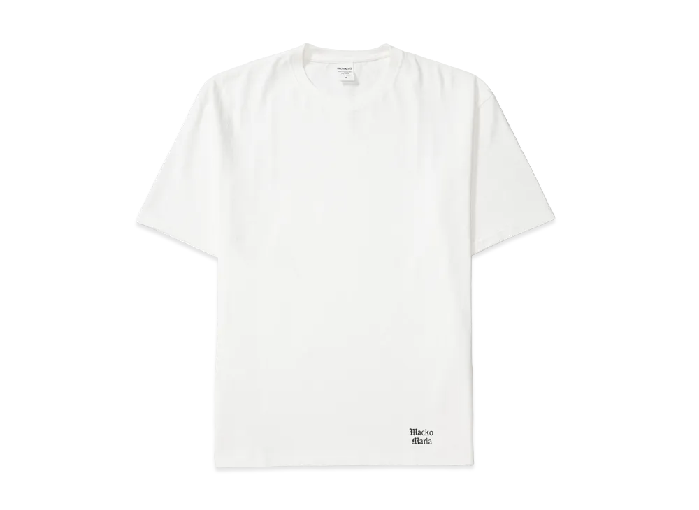 WACKO MARIA Washed Heavy Weight T-Shirt "White"