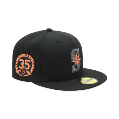 NEW ERA x THE CAP 'WASTELAND PHARAOH' 59Fifty Seattle Mariners "Black"