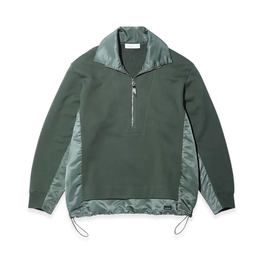 PORTER x TOGA Half zip sweatshirt SP "Khaki"