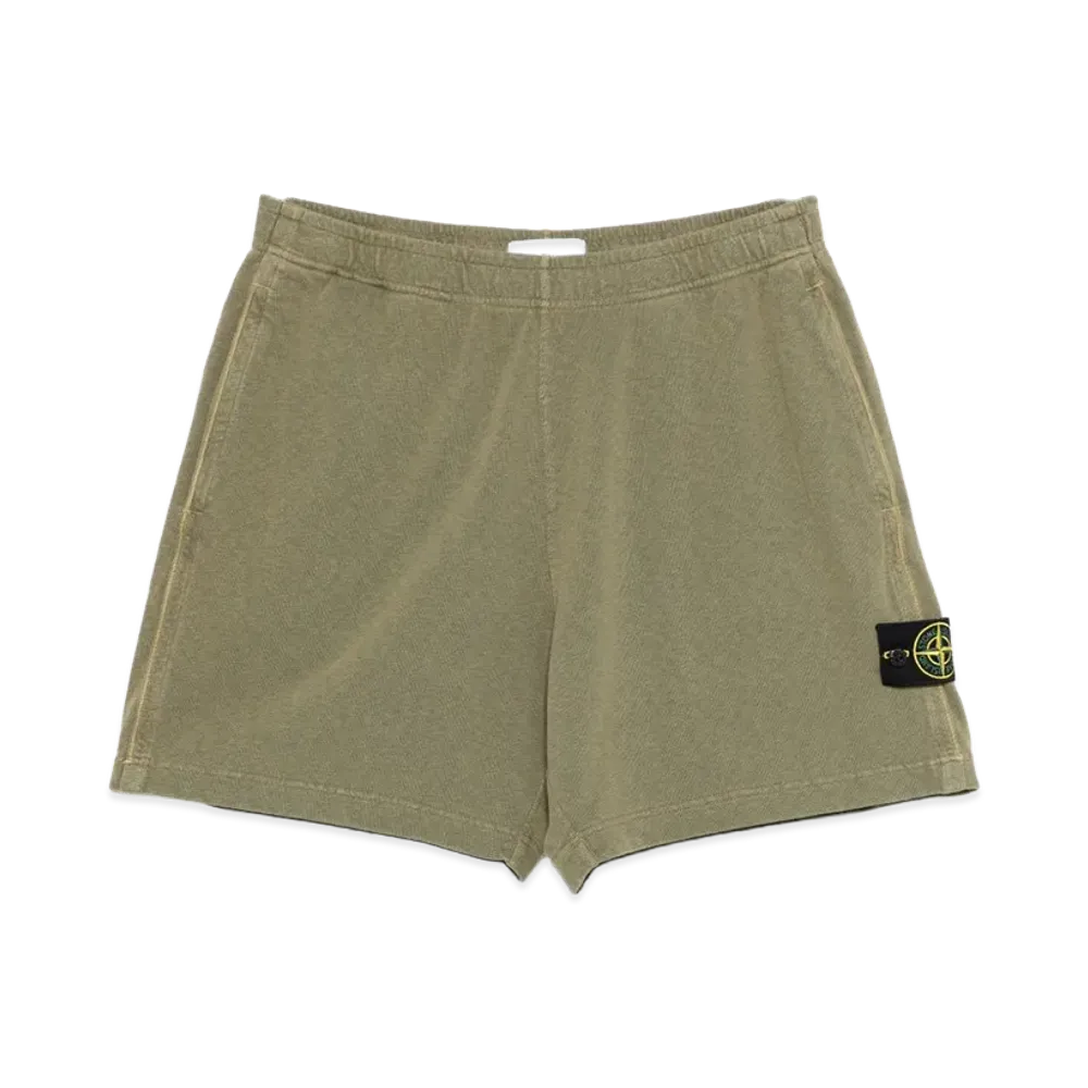 Stone Island Cotton Bermuda Shorts "Green"