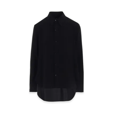 Ground Y Crepe De Chine Tight Shirt "Black"
