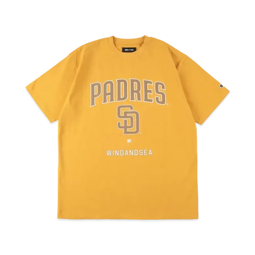 WIND AND SEA x MLB San Diego Padres Logo Tee "Yellow"