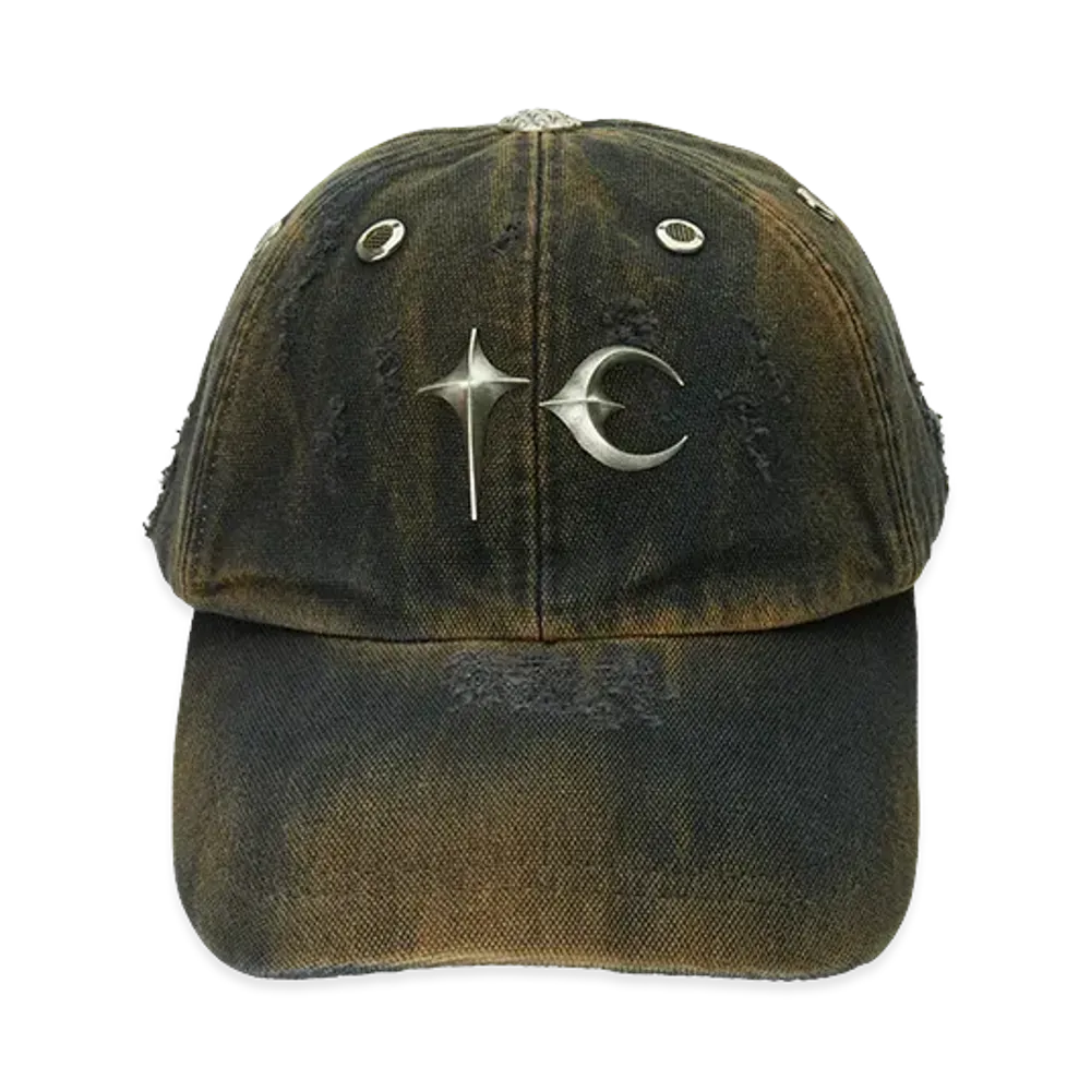 THUG CLUB TC Two Tone Washed Cap "Rust Black"