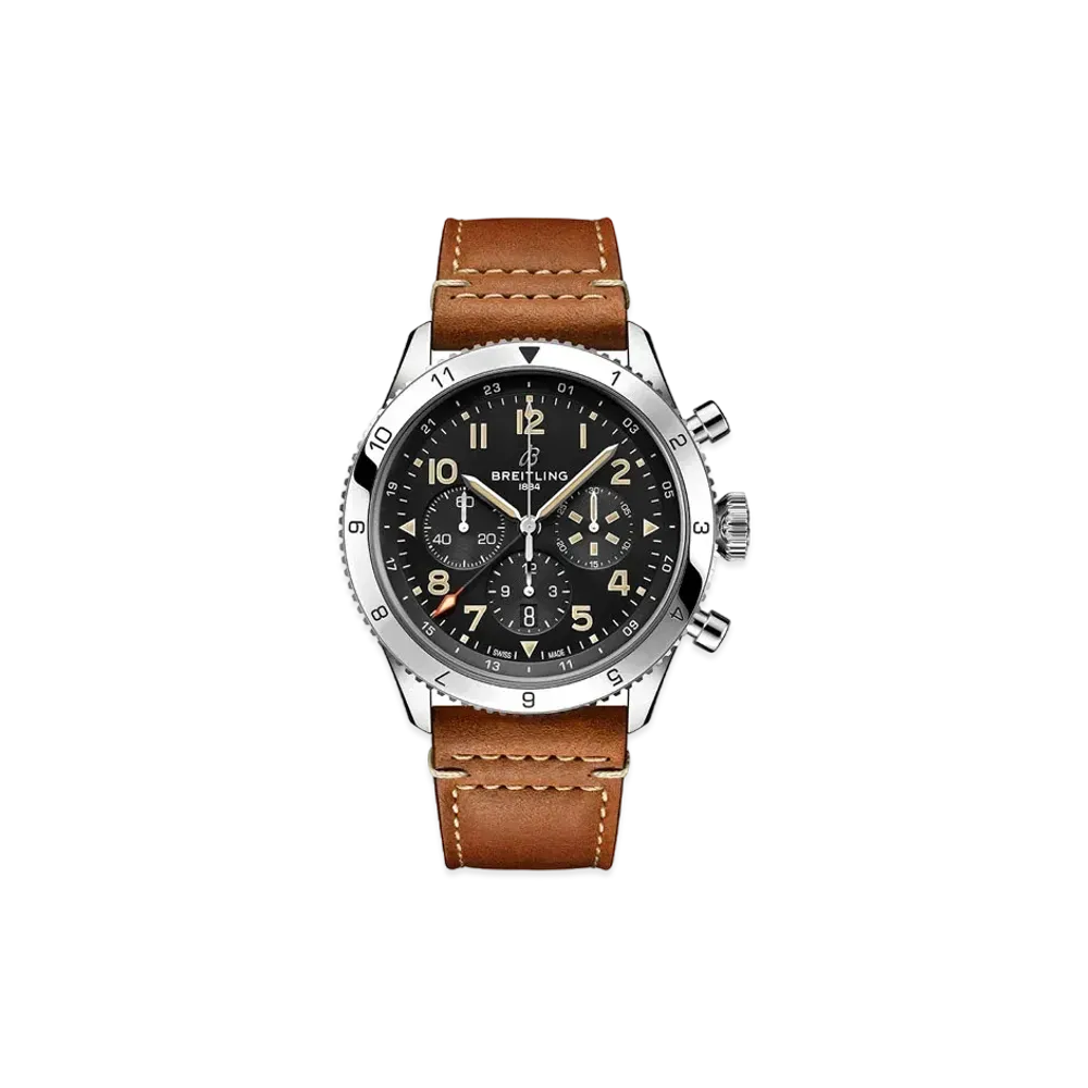 BREITLING SUPER AVI B04 CHRONOGRAPH GMT 46 P-51 MUSTANG "Black"