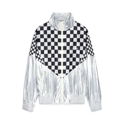 CELINE Loose Blouson Jacket / Nylon "Silver"