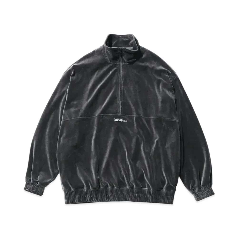 FreshService Velour Jersey Pullover "Gray"