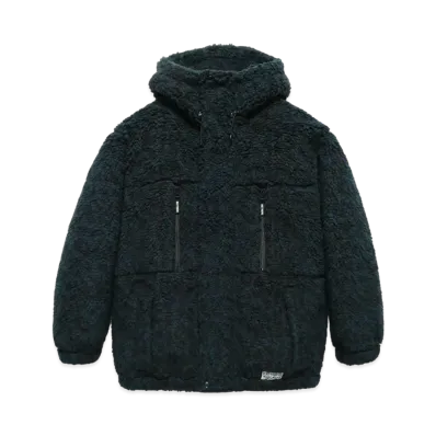 WACKO MARIA Leopard BOA FLEECE HOODED JACKET "Green"