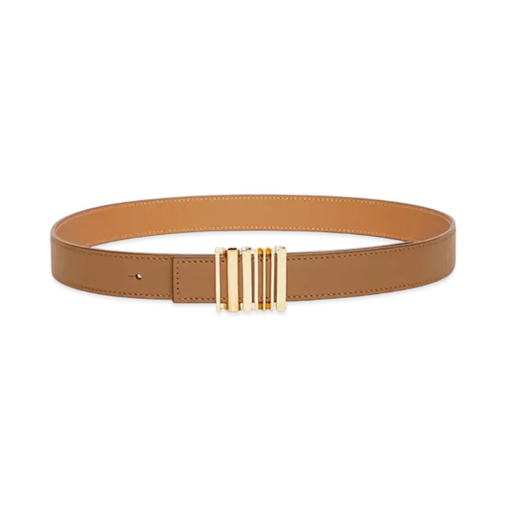 LOEWE LOEWE Graphic Belt "Oak/Gold"