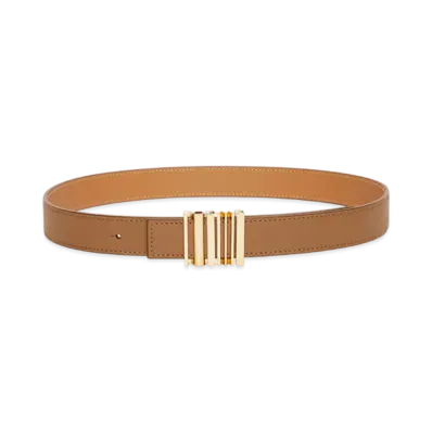 LOEWE LOEWE Graphic Belt "Oak/Gold"