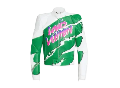 Louis Vuitton Graphic Leather Biker Blouson
