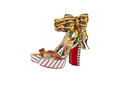 Christian Louboutin Sandale Du Desert 130 mm "Multicolor"