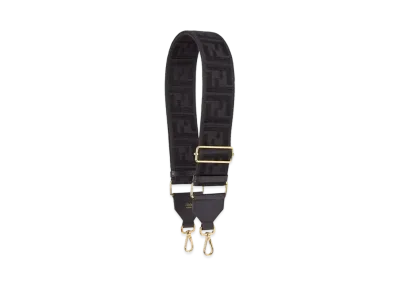 FENDI Strap You Ribbon Shoulder Strap "Black"