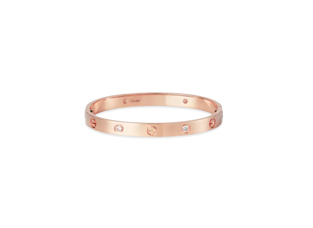 Cartier Love Bracelet, 4 Diamonds