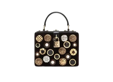 Dolce&Gabbana Dolce Box Bag Velvet Embroidery "Multicolor"