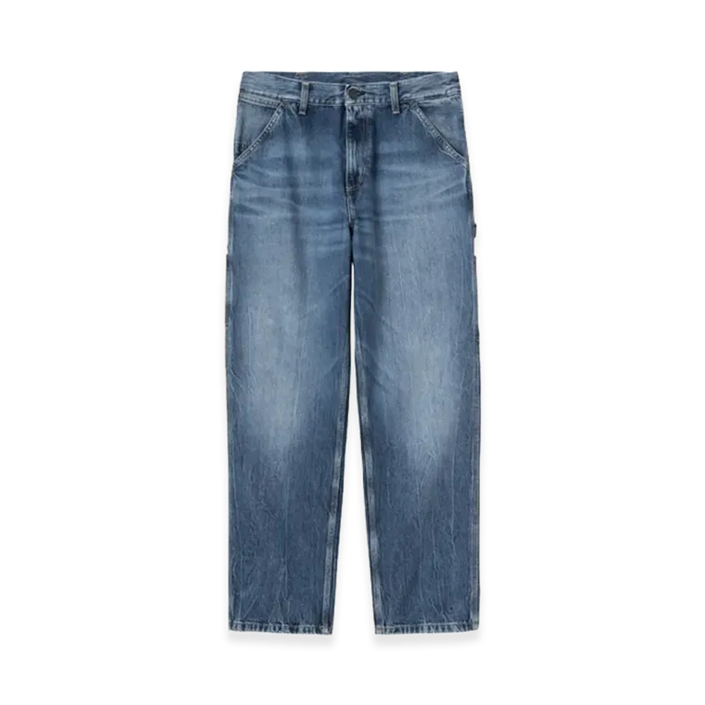 Carhartt WIP Single Knee Pant "Blue/Marble Used Wash"