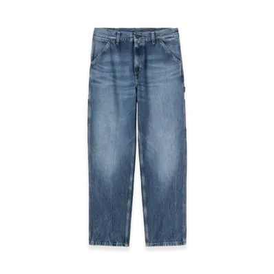 Carhartt WIP Single Knee Pant "Blue/Marble Used Wash"