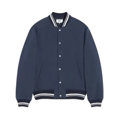 Maison Kitsune Teddy Blouson "Deep Navy"