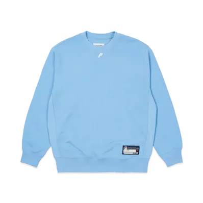 PALACE P NECK CREW "Sky Blue"
