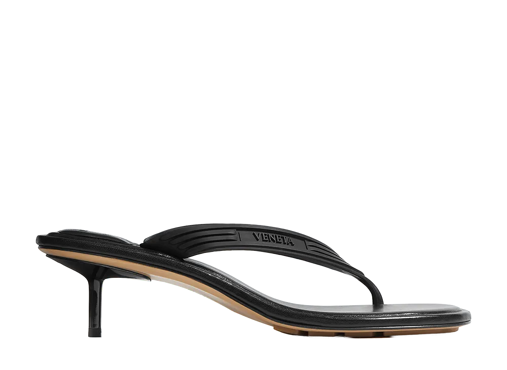 Bottega Veneta Women's Sampieri Thong Sandals "Black"