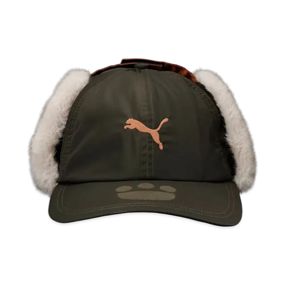 PUMA x Monster Hunter Wilds Felyne Trapper Hat "Dark Olive"