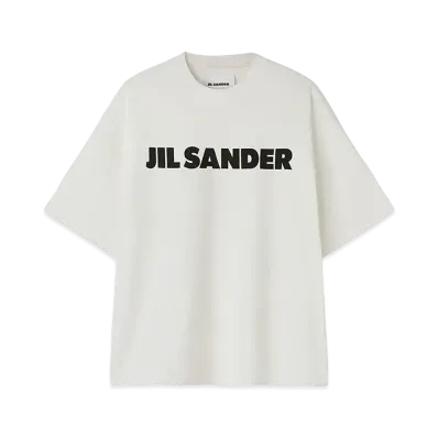 Jil Sander Men's Logo T-shirt "Natural"