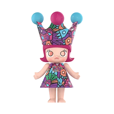 POP MART "MEGA COLLECTIONS" ROYAL MOLLY 400% HAN MEILIN