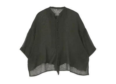 Yohji Yamamoto Y's LENO CLOTH BOX SHIRT "Khaki"