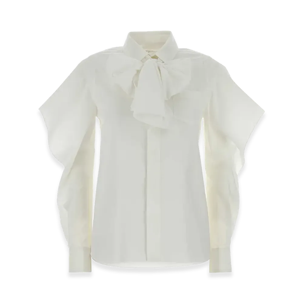 sacai Women's Poplin Shirt "White"