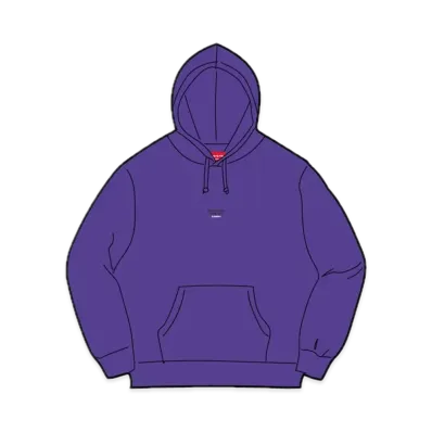 Supreme World Famous Micro Hooded Sweatshirt "Purple"