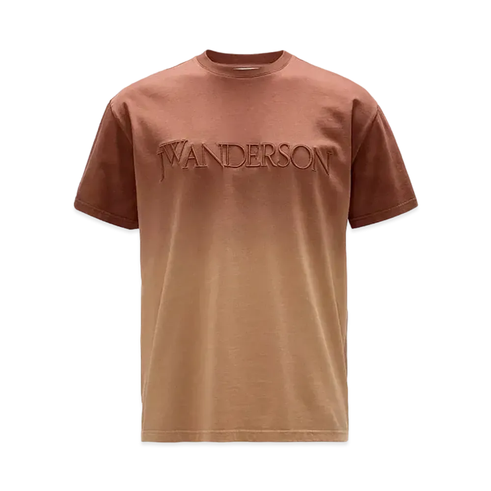 JW ANDERSON Gradient T-shirt "Brown/Multicolor"