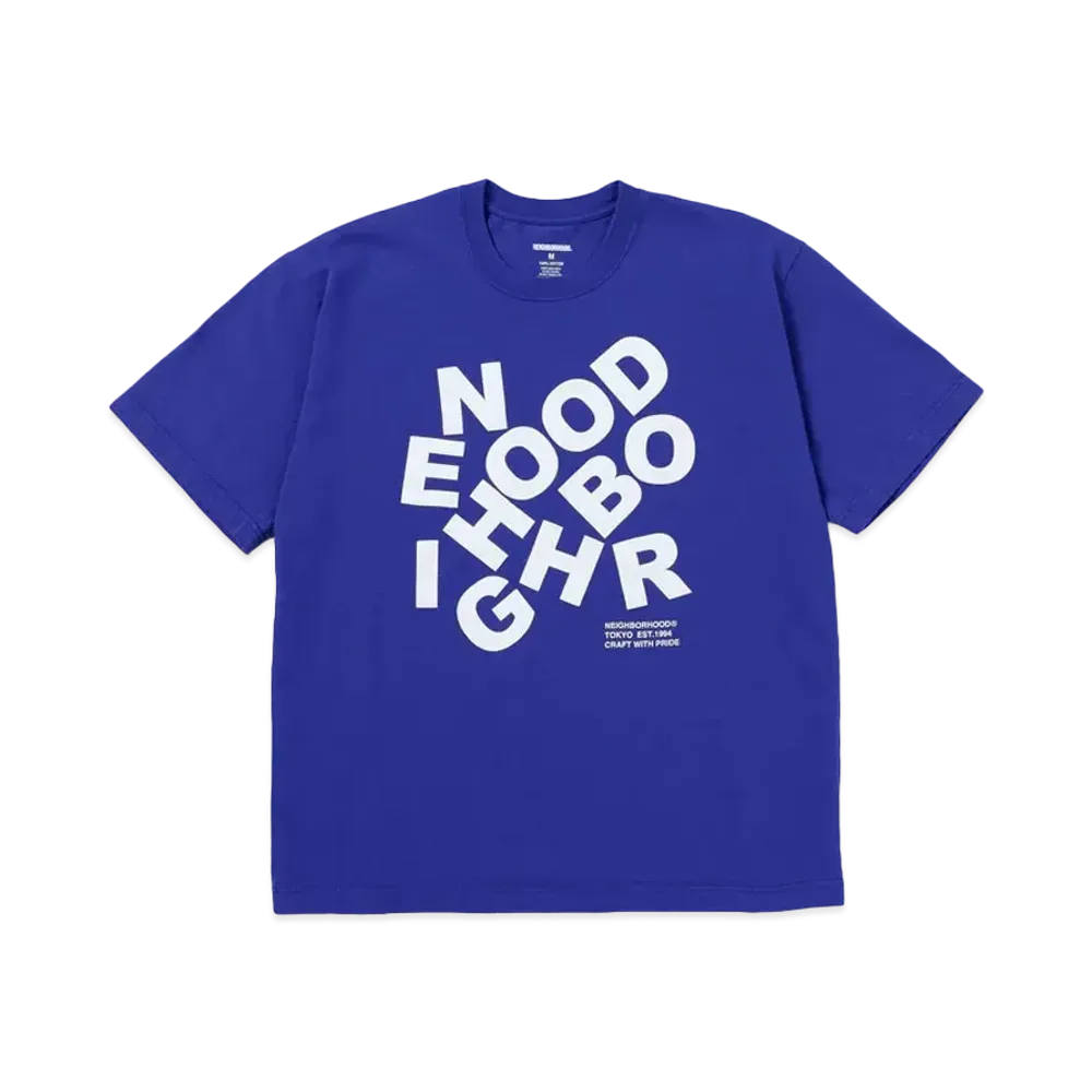 NEIGHBORHOOD NH . Tee SS-25 "Blue"