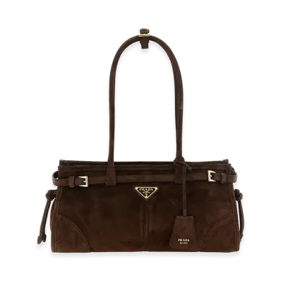 PRADA Women's Bonnie Medium Handbag "Brown"