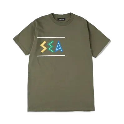 WIND AND SEA WDS (ZULU-TONGUE) TEE "Olive"