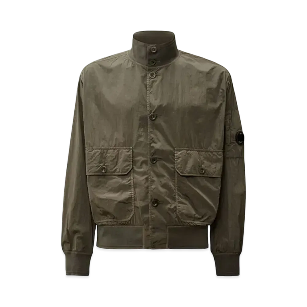 C.P. Company Chrome-R Full Button Jacket "Smoked Pearl Grey"