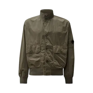 C.P. Company Chrome-R Full Button Jacket "Smoked Pearl Grey"