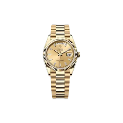 ROLEX Day-Date 36mm Yellow Gold 128238 "Champagne-colour"