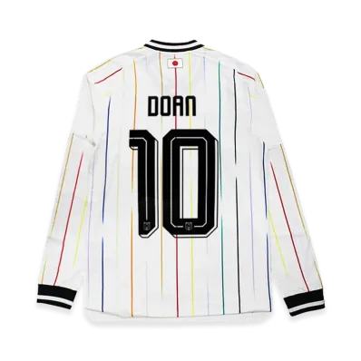 adidas Soccer Japan 2026 Away Authentic Jersey Long Sleeve #10 Ritsu Doan "OffWhite/Black"