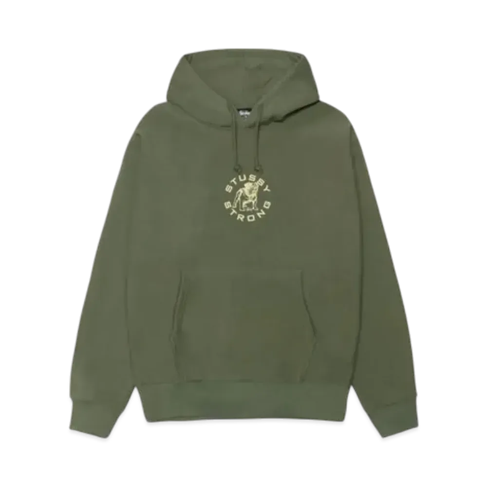 Stussy Strong Mac Hoodie "Olive"